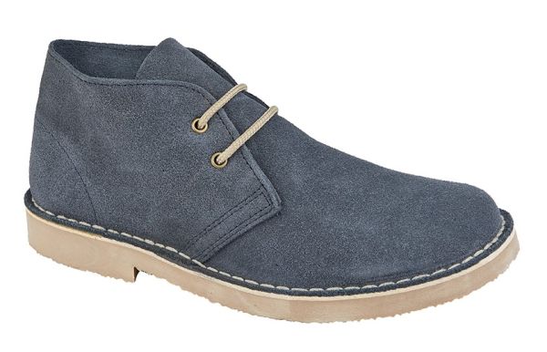 Roamers M400 Fashion Round Toe Suede Leather Lace-Up Desert Boots  M400CS