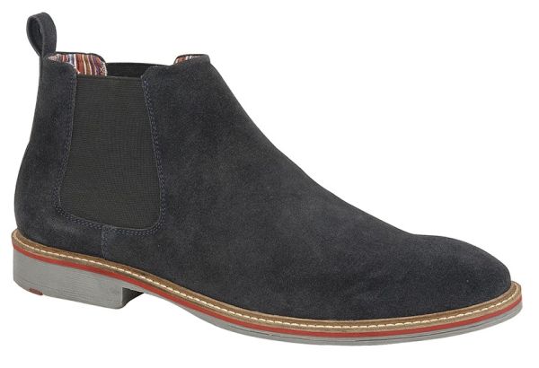 Roamers M611 Mens Suede Twin Gusset Ankle Chelsea Boots  M611CS