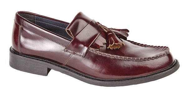 Roamers M900 Skinhead Polished Leather Tassle Loafers M900BD