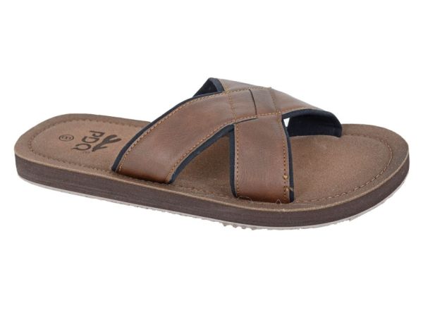  PDQ Jimmy M9546 Crossover Mule Slip on Summer Beach Walking Flip Flop Sandals M9546B