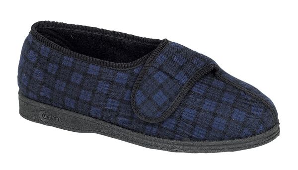 Comfylux Georgie MS403 Superwide Touch Fasten Washable Slippers MS403C