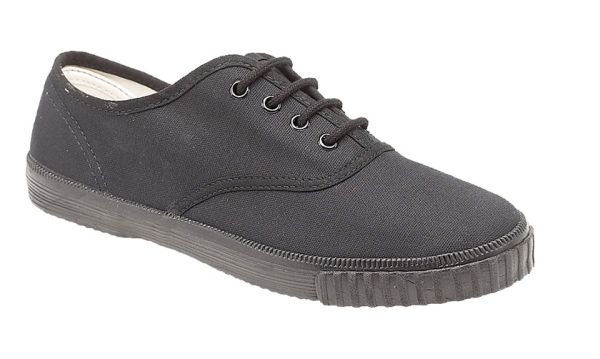 Dek Unisex 4 Eyelet PE School Plimsolls Canvas Shoes R6300SR