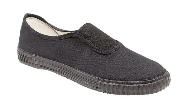 Unisex DEK Kids Senior Gusset Slip Ons Classic School PE Plimsolls  R6308SR