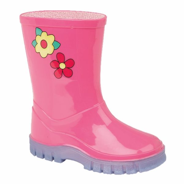  StormWells W204 PUDDLE Boys Girls Wellingtons Rain Boots W204PK