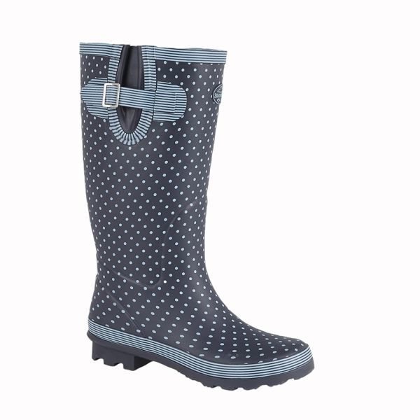 Stormwells 'POLKA DOT' Wellington Boots  W404LC